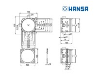 medidas CUERPO EMPOTRADO BLUEBOX HANSA